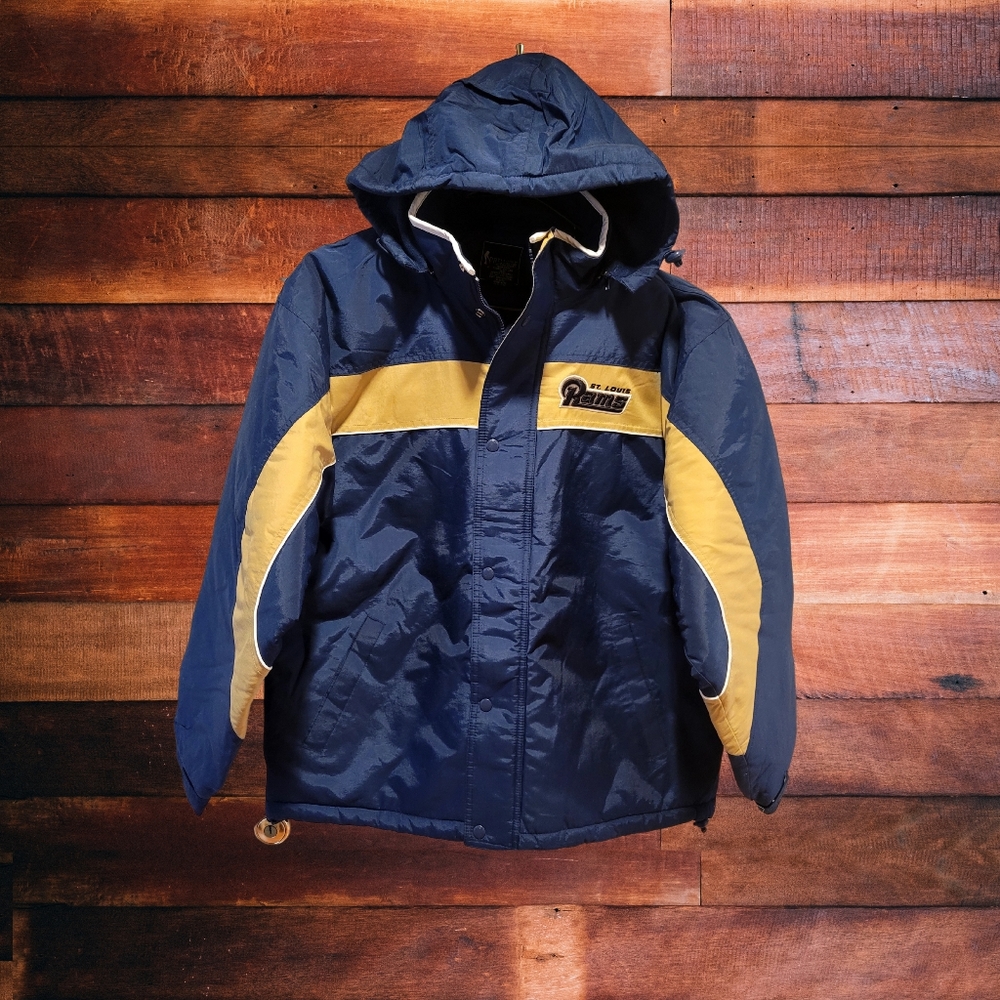St. Louis Rams Jacket Mens size M fits like a Large